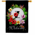 Gardencontrol Tropical Z Summertime 28 x 40 in. Double-Sided Vertical House Flags for Decoration Banner Garden GA4072376